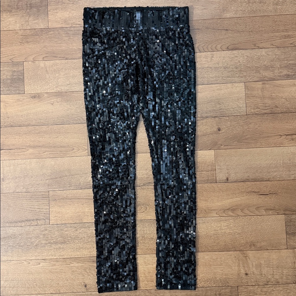 Y2K Victoria’s Secret PINK Size Small Sequin Leggings 2008 McBling Butt Spellout - Picture 4 of 17